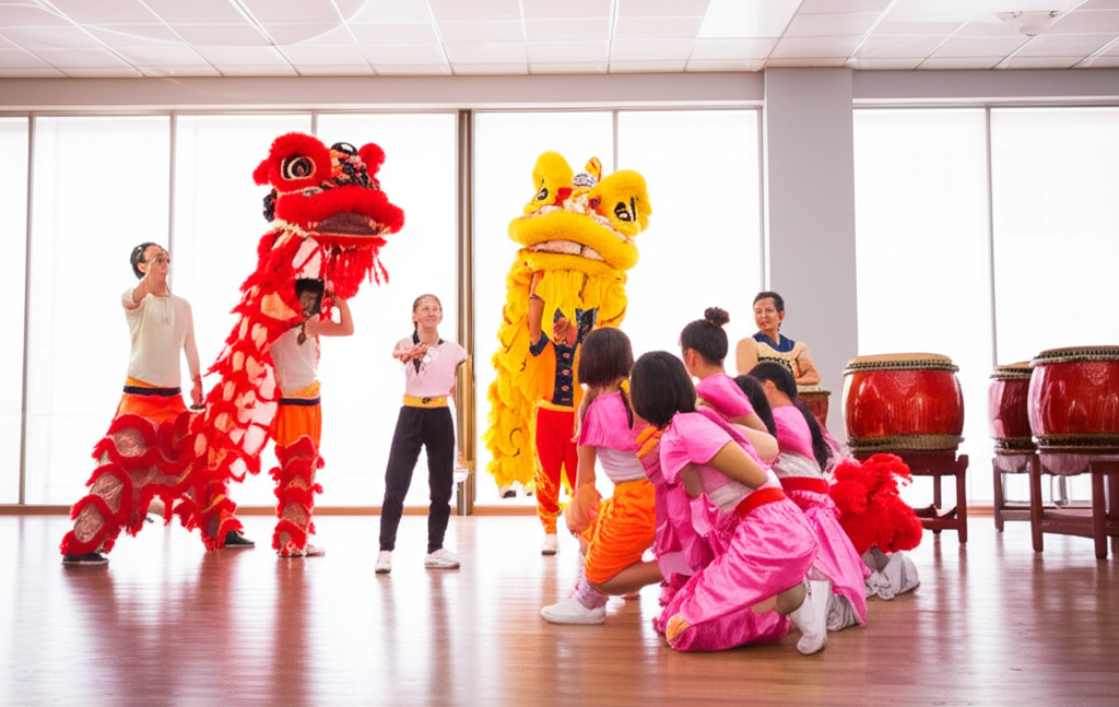 Youth Dragon and Lion Dance Camp